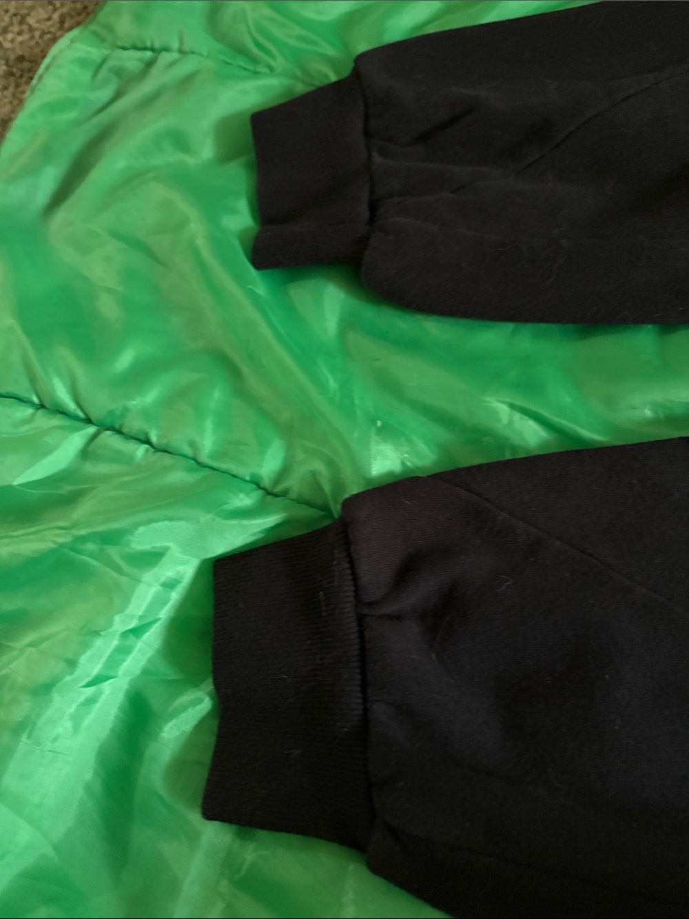 Uni sex cookies Black Jogger Sweatpants Orange Camo zipper pocket - large - Picture 6 of 8